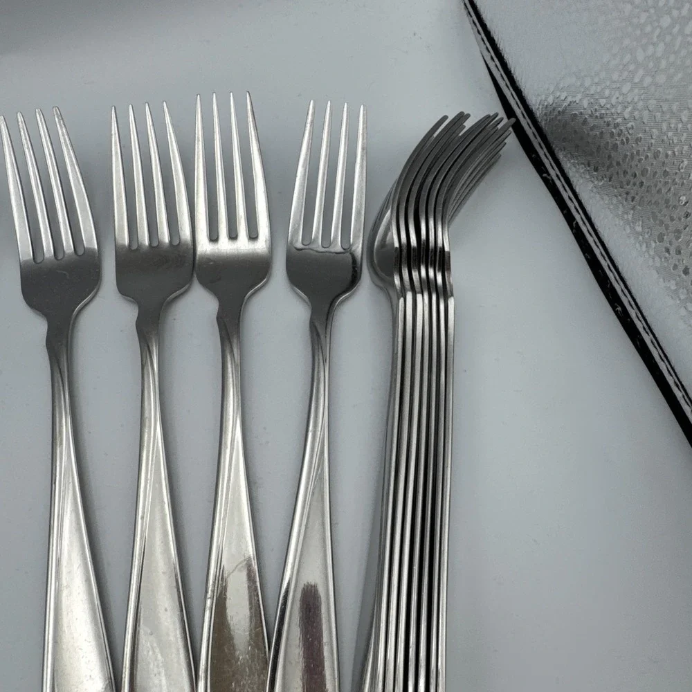 76 pcs Oneida USA Stainless Steel Flatware Serving Set FLIGHT RELIANCE